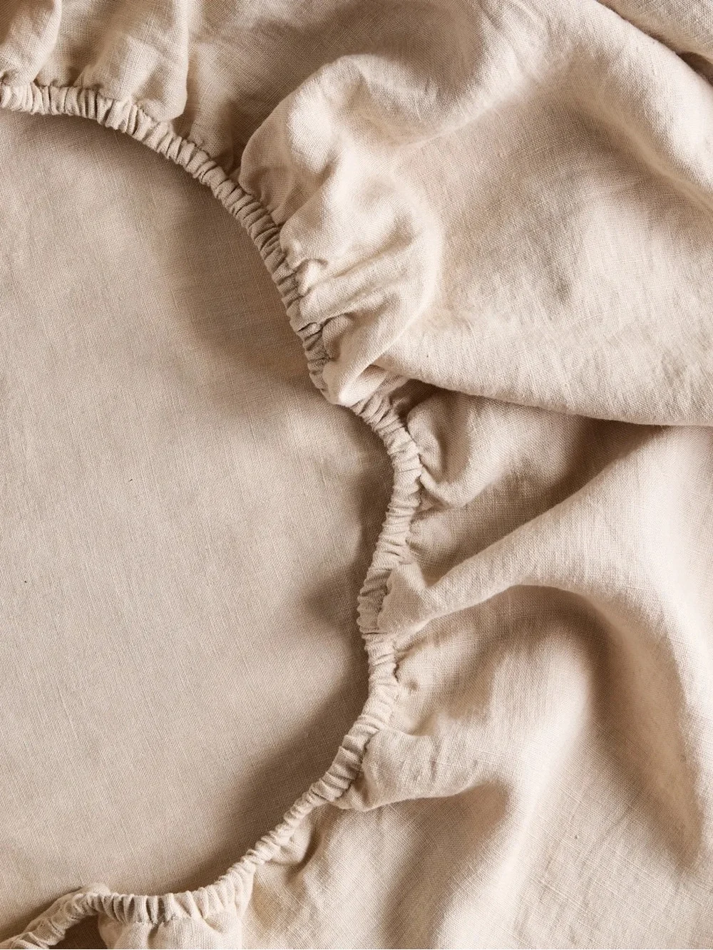 New Quince European Linen Sheet Set 4-piece Queen MSRP $184 - Toffee